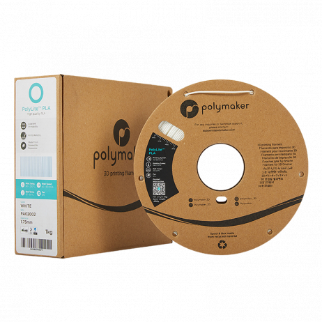 Polymaker PolyLite™ PLA Blanc